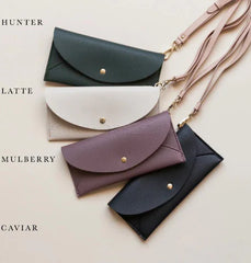 Bolso de Mano de Cuero Unisex