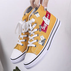 Zapatillas de Lona Altas