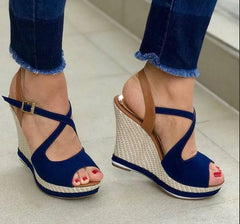 Sandalias con Cuña y Plataforma