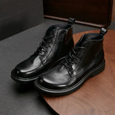 Botas Martin de Cuero Genuino de Moda para Hombre