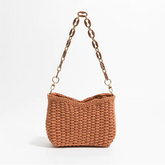 Bolso de Hombro Tejido Casual de Moda para Mujer