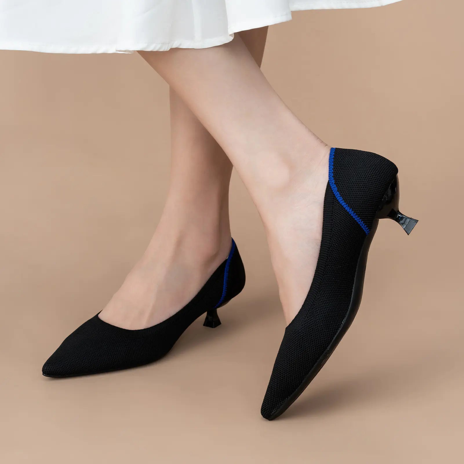 Tacones Altos Clásicos de Punta Estilizada para Mujer