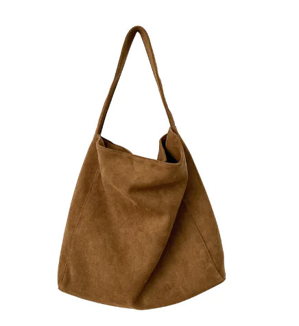 Bolso de Hombro de Pana para Mujeres - Tote de Moda Vintage