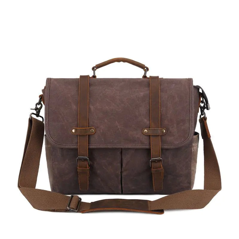 Bolso de Lona Encerada para Hombre