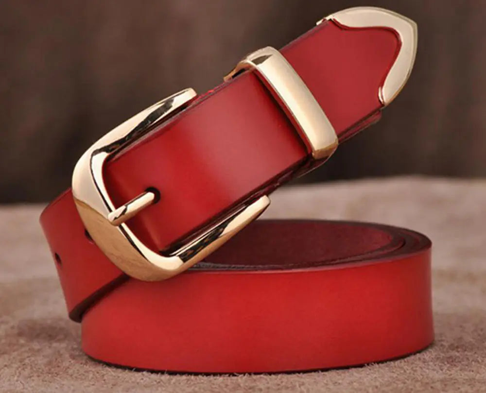 Cinturón de Moda de Cuero para Mujeres al Estilo Británico al por Mayor