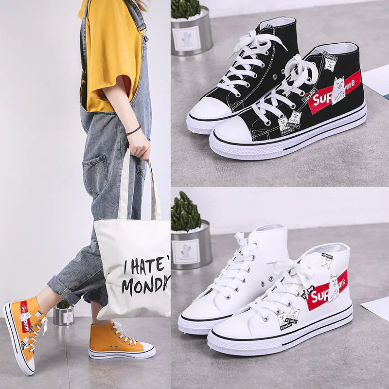 Zapatillas de Lona Altas