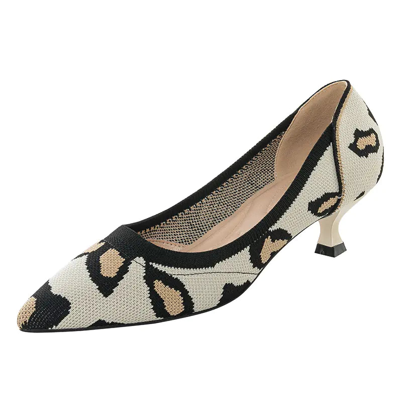 Tacones Altos Clásicos de Punta Estilizada para Mujer