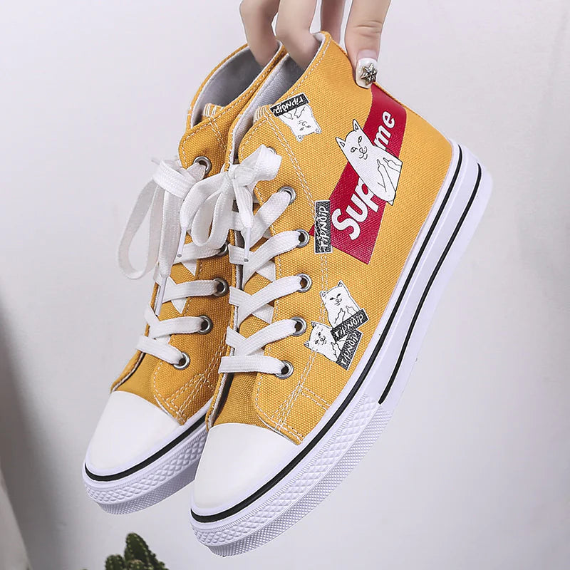 Zapatillas de Lona Altas