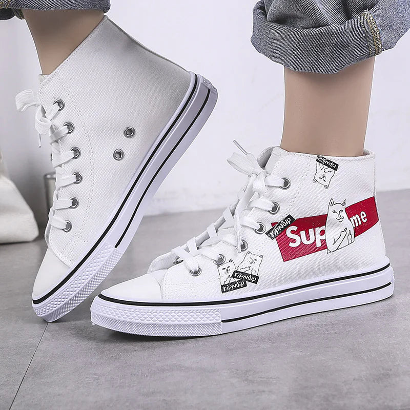 Zapatillas de Lona Altas