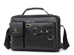 Bolso de Hombro de Cuero para Hombre