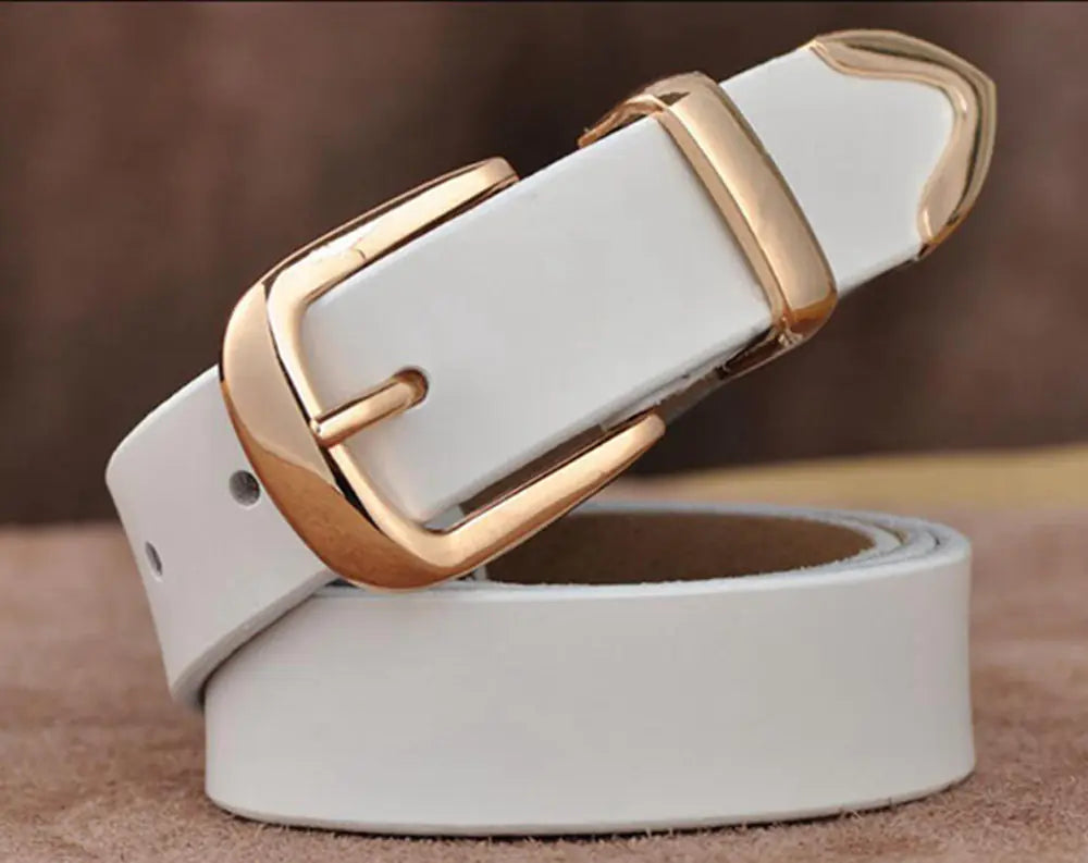 Cinturón de Moda de Cuero para Mujeres al Estilo Británico al por Mayor