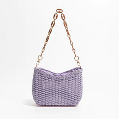 Bolso de Hombro Tejido Casual de Moda para Mujer