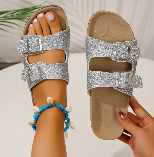 WOLFF Glitter Sandals for Women