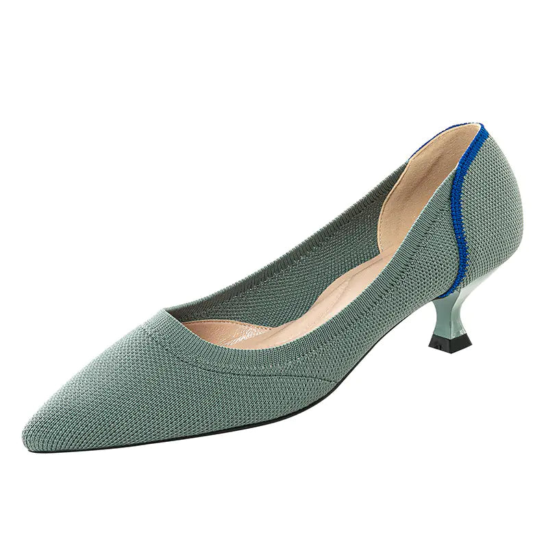 Tacones Altos Clásicos de Punta Estilizada para Mujer