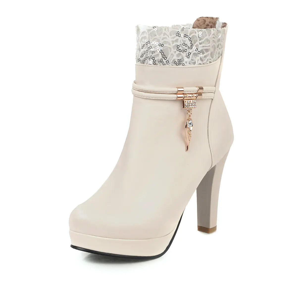 Botas de Tacón Grueso