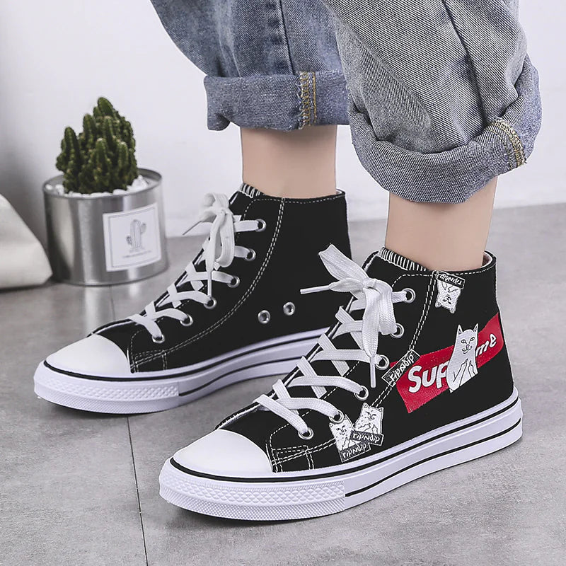 Zapatillas de Lona Altas