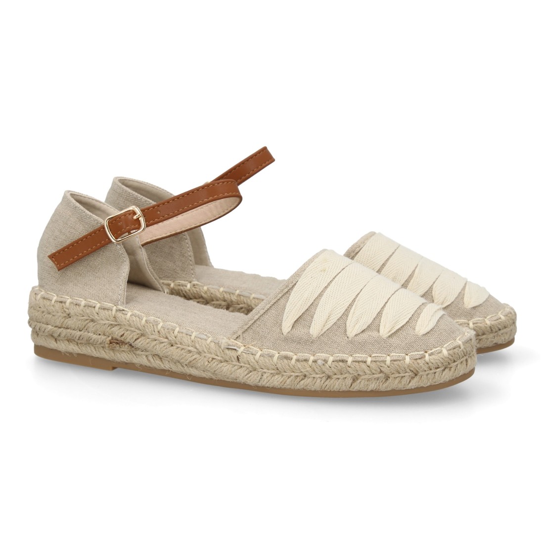 Sandalia Alpargata Málaga Beige