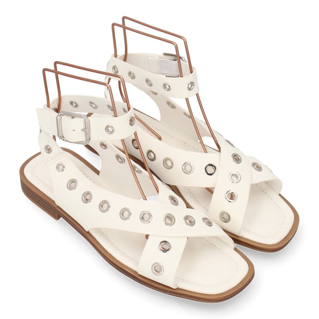 Sandalias Planas Bonaparte Blancas