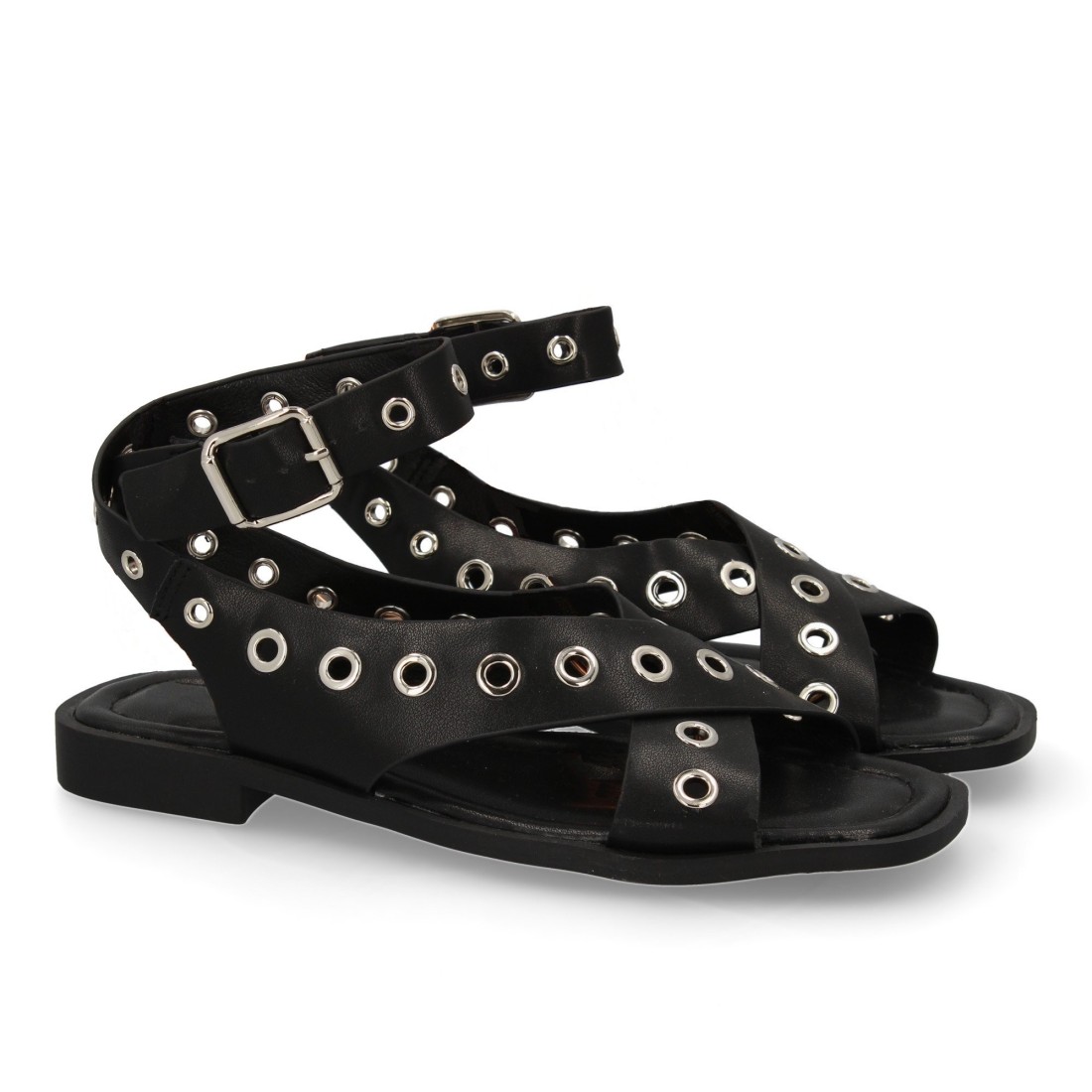 Sandalias Planas Bonaparte Negras