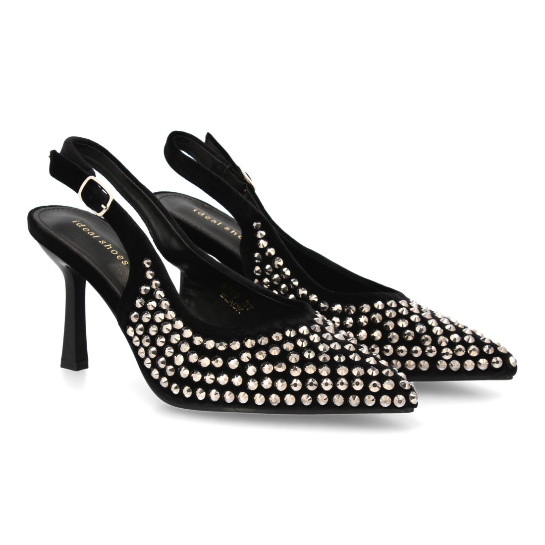 Zapato Tacón Fino Alejandría Negro