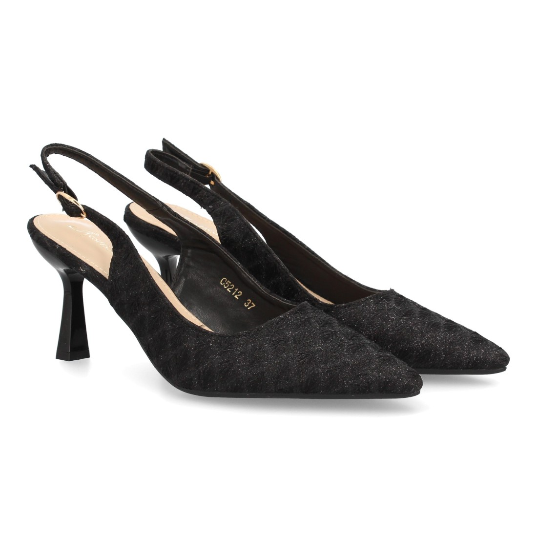 Zapato de Tacón Argel Negro